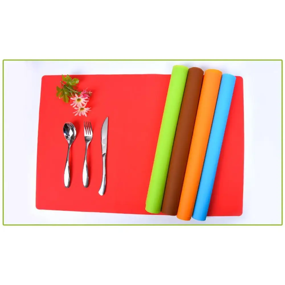 Dropship Non-slip Silicone Dining Table Placemat Kitchen