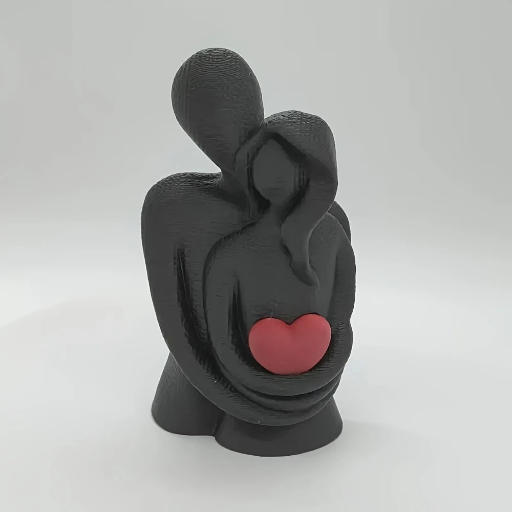 3D Printing Embracing Couple Decoration Ornaments, Modern Love Embracing Statues, Modern Love Art Statues, Perfect Gifts