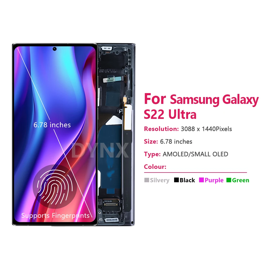 Ｚ S22 Ʈ 5G LCD ÷  ġ ũ,  , EU OLED, Ｚ S22 Ʈ SM-S908B LCD ü 