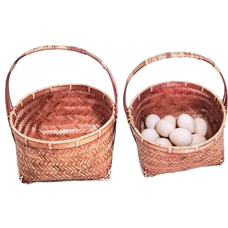 Handwoven Storage Bins Small Baskets For Organizing With Handle Decorative Storage  Baskets Dinner Baskets And Paper For Home - AliExpress