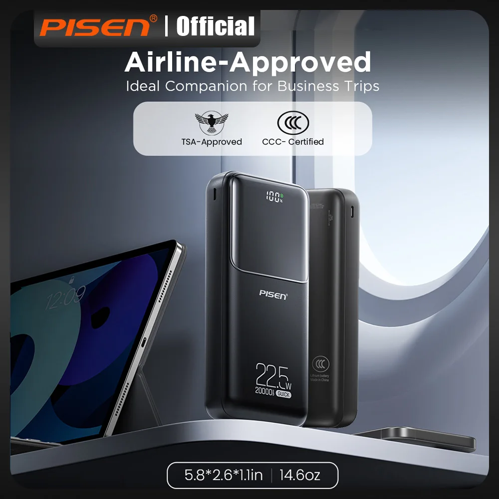 PISEN Power Bank 22.5W 20000mAh