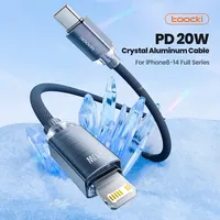 Toocki USB C to Lighting Cable for iPhone 14 13 12 11 Pro Max Mini 8 7 Plus AirPods iPad Fast Charging Type C Lightning Cable - Image 2
