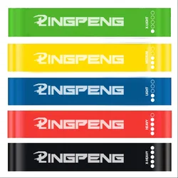 Versatile Elastic Resistance Bands for Fitness and Yoga Workouts (5Pcs Resistance Band)