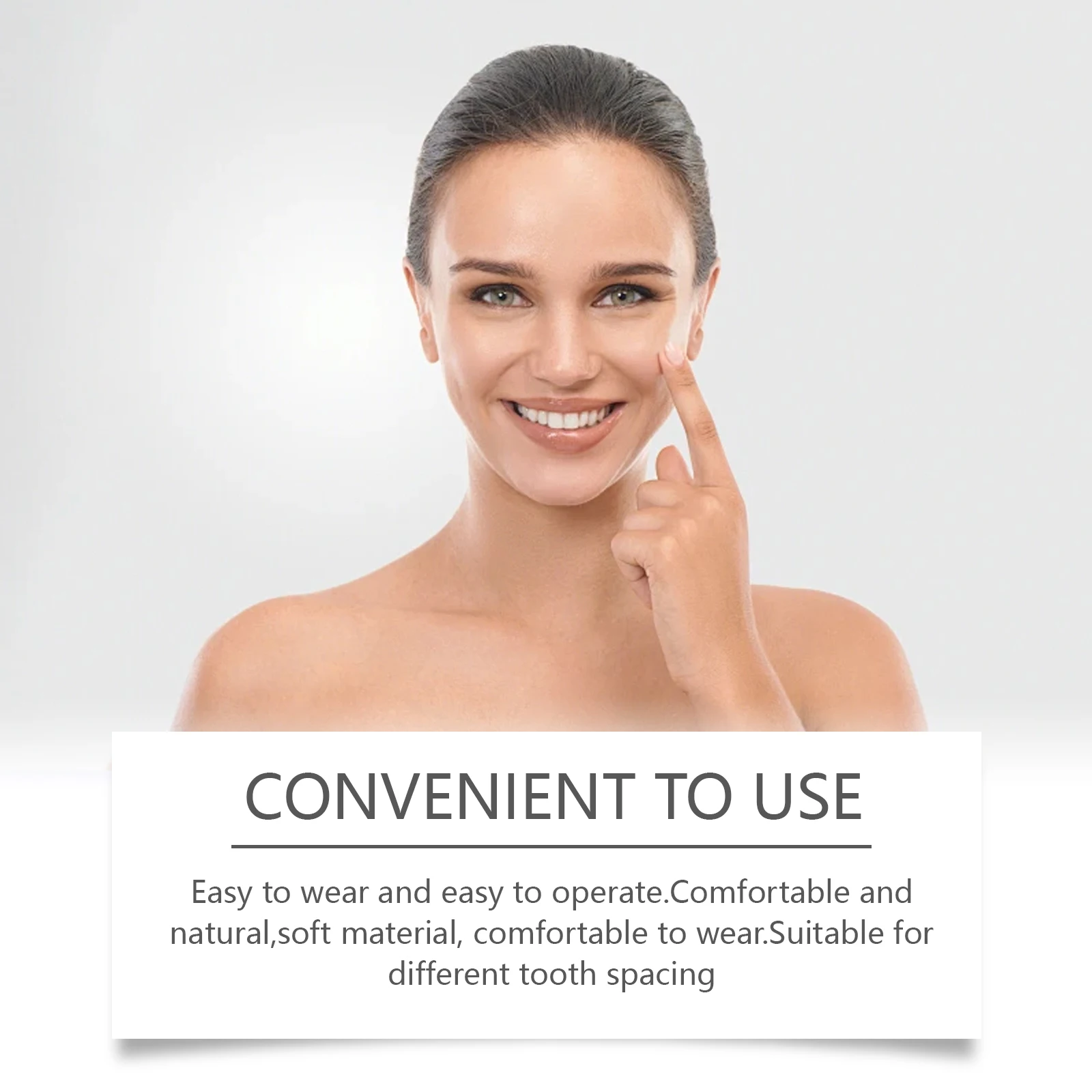 Adjustable Snap-On Dentures - Comfortable & Natural Temporary Tooth Filling Kit, Teeth Gap Correction Set