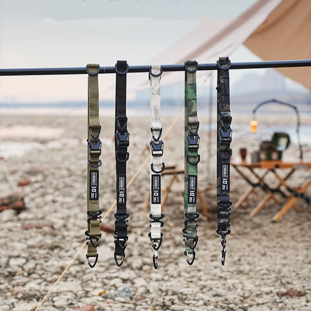 Outdoor Multifunctional Diagonal Hanging Rope Tactical Multifunctional Adjustable Expandable Crossbody Shoulder Strap For Hiking