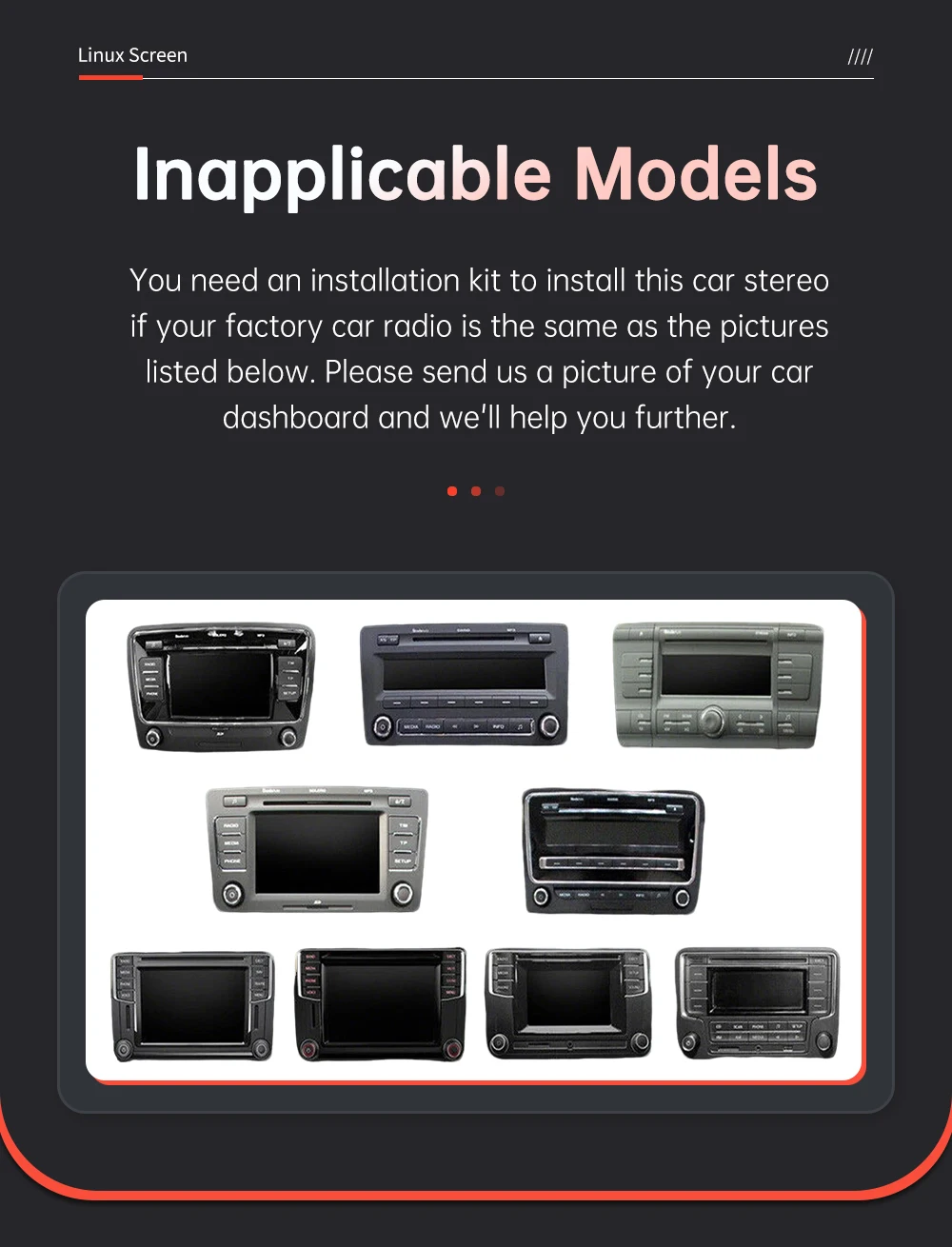 7 Zoll Linux Bildschirm Auto-Multimedia-Display Kabelloses CarPlay Android Auto Stereo-Audio für Volkswagen/Seat/Skoda/Passat/Golf/Polo – Detail 19