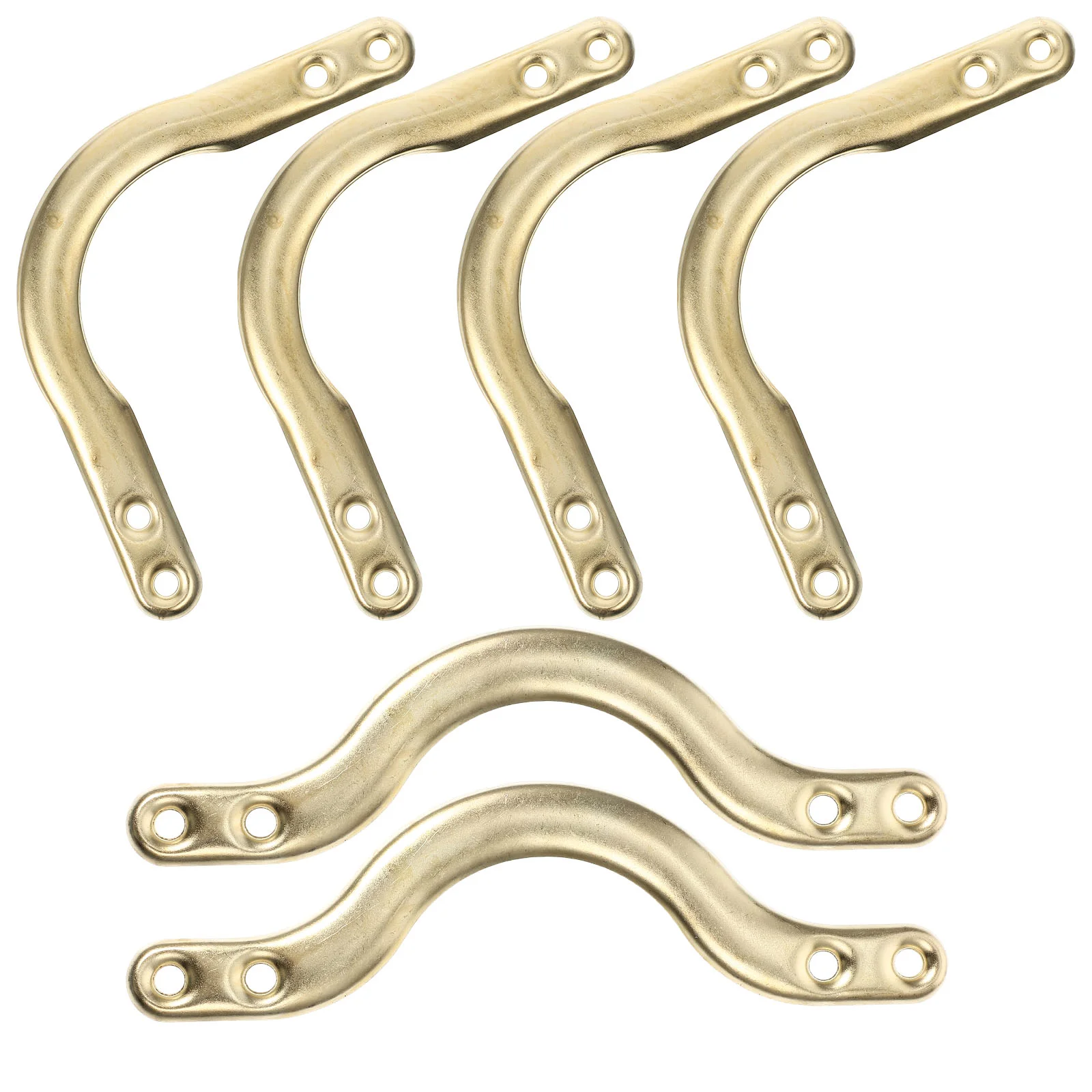 

6 Pcs Billiards Corner Net Pockets Fixator Pool Table Replacement Kit Iron Bags Storage Holder