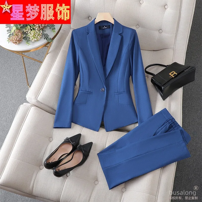 

Autumn and Winter Long Sleeves Business Wear Suit Graceful and Fashionable Formal Suit Jacket Business Manager Work Clothes Fema