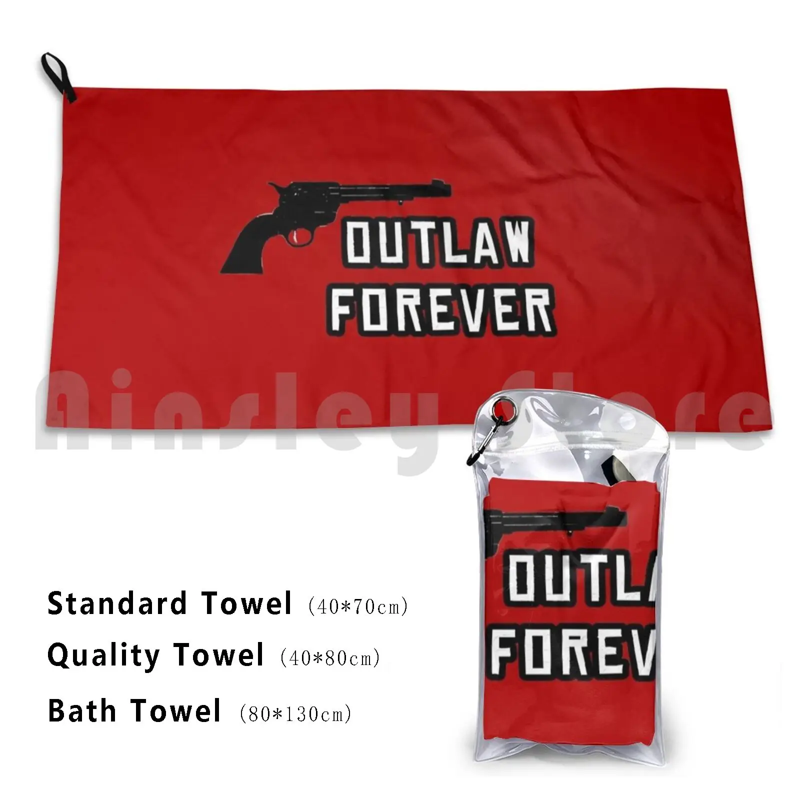 Outlaw Forever Telo Da Bagno Cuscino Da Spiaggia Redemption 2 Redemption Rdr2 Redemption Outlaw Arthur Morgan John