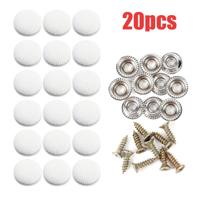 10/20pcs Car Interior Roof Fixing Buckles Screw Set Headliner Cloth