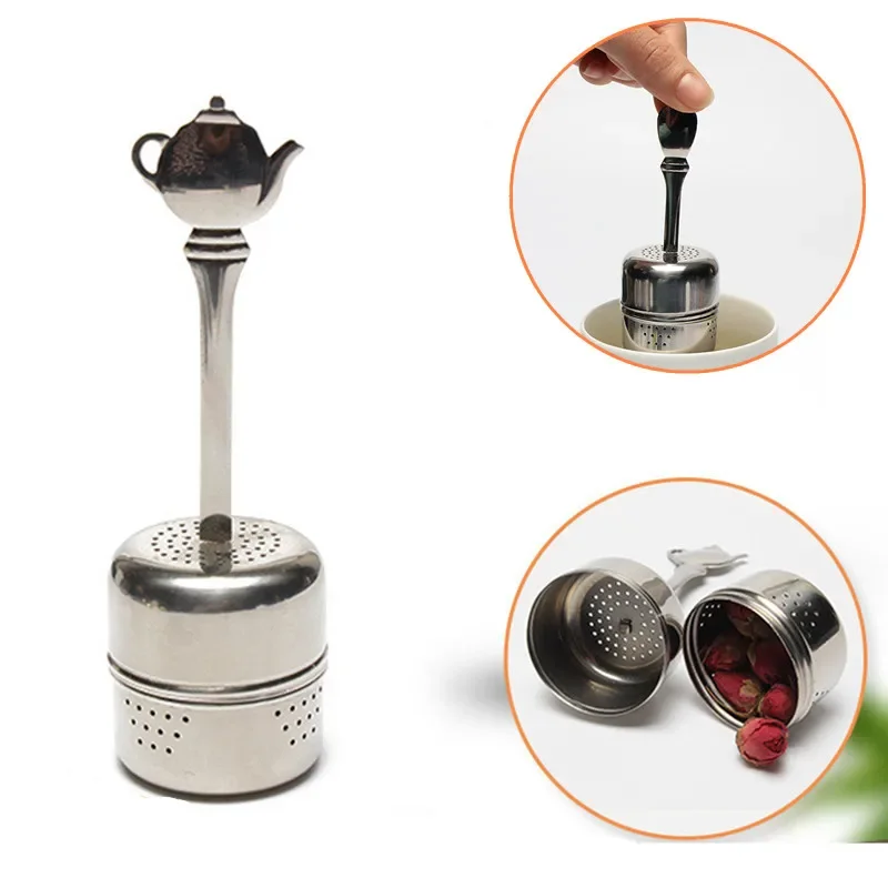 304 Stainless Steel Tea Filter Home Kitchen Accessories Tea Strainer Infuser Filter Seasoning Ball Loose Leaf Spice tea infuser tea strainer tea filter