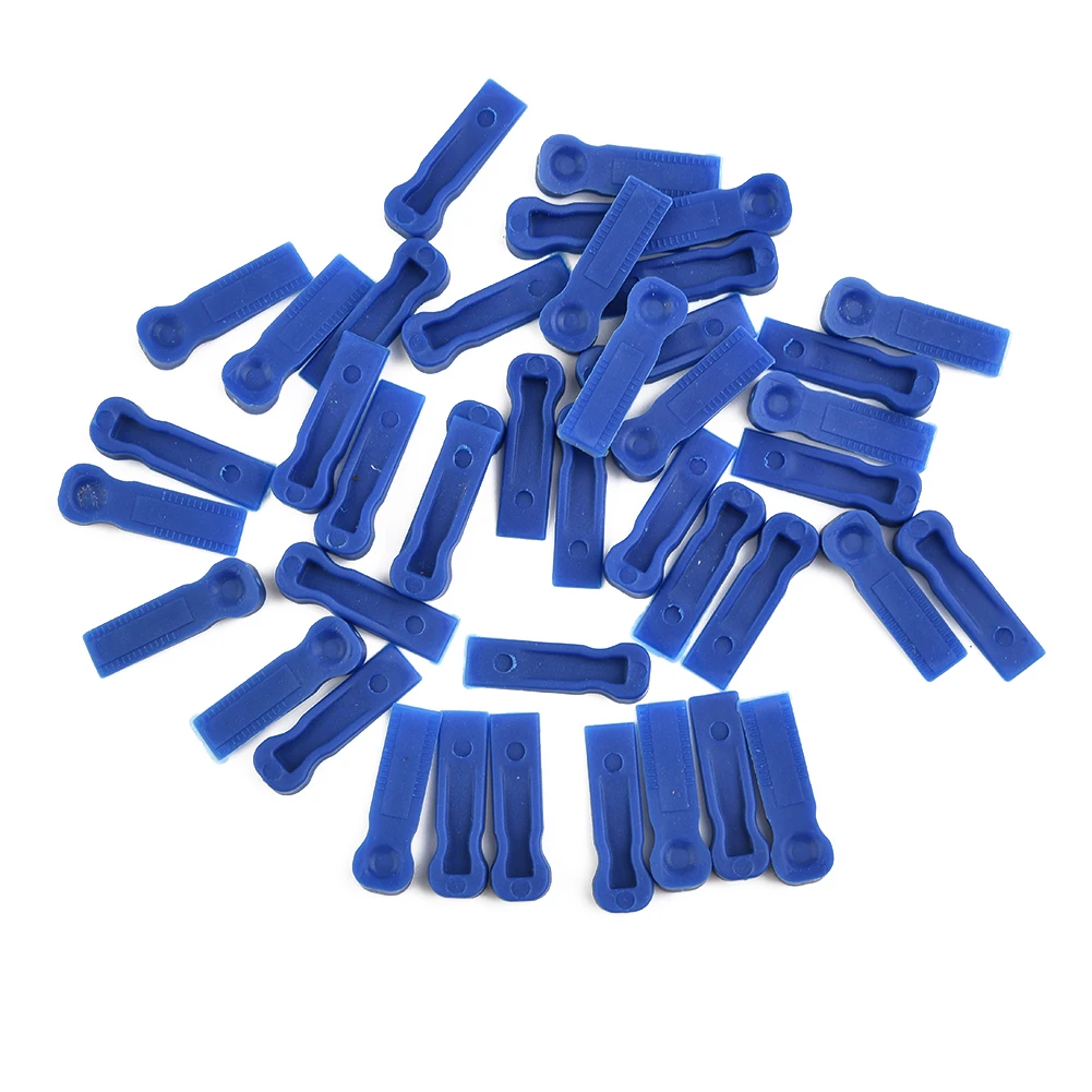 

100 Pcs Plastic Tile Spacers Reusable Positioning Clips Wall For Floor Wall Tiles Leveling The Wall Tiles Ground Tiling Tools