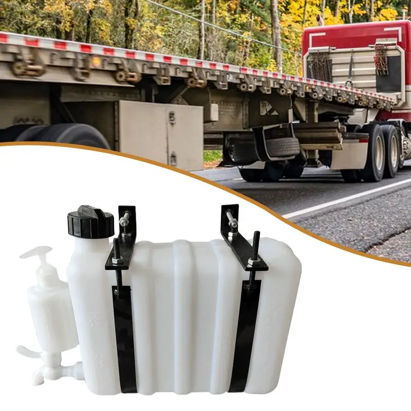 Truck Water Tank 9L Water Storage Tank With Spigot Utility Jug Portable Carrier For Camping And RV Trips