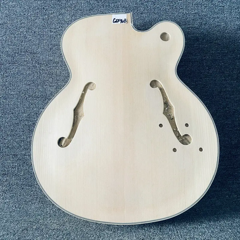 Gb908 Originale E Originale Epi Autorizzato Prodotto In Cina Incompiuto Jazz Guitar Body Set-In Senza Vernici Full Hollowbody