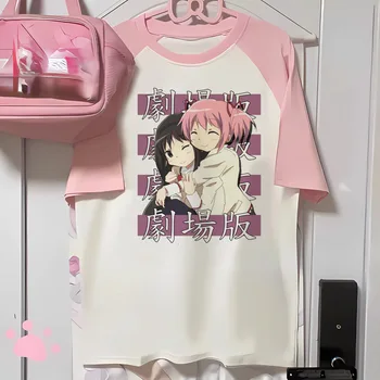 Madoka Magica t shirt women harajuku t-shirts female comic clothing 1