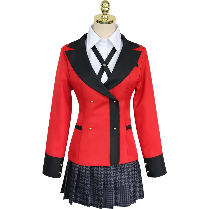 Kakegurui Kirari Momobami School Uniform Cosplay Costume