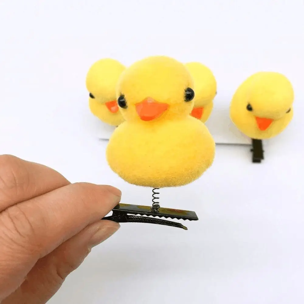 Fashion Dog Duck Hair Clip Rabbit Plush Chicken Barrettes Hairpin Hair Accessories Kids