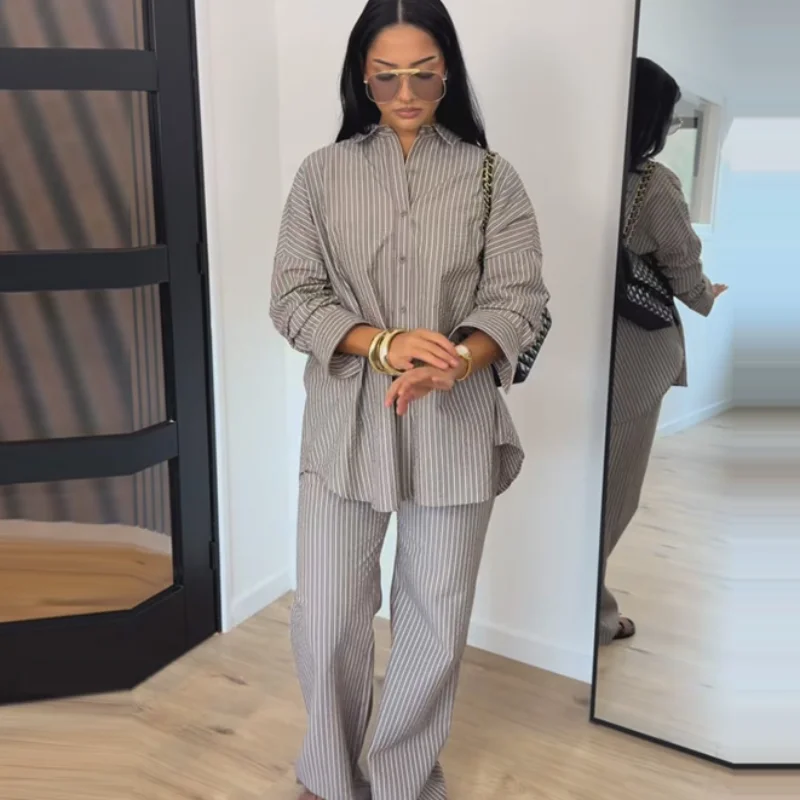 Striped grey