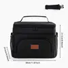 Large Capacity Leak Proof Lunch Backpack Thermal Large Picnic Cool and Warm Insulated Bag Outdoor Storage Shoulder Bag 6
