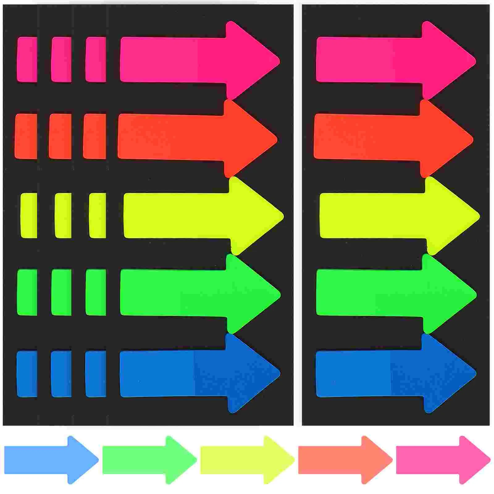 

10 Sets Bookmarks Bookmarks Bookmarker Stationery Reading Accessories Neon Lights