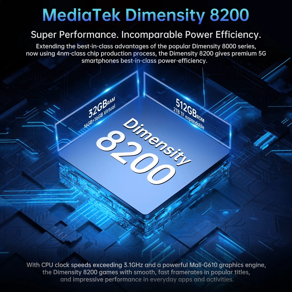 Unihertz Tank PAD 8849 Rugged Projector Tablet 32GB+512GB 21000mAh 10.95" FHD Android Dual Speaker Dimensity 8200 Tablet Phone