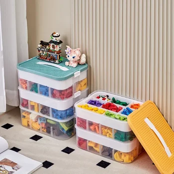 Plastic Lego & Puzzle Storage Box for Kids 1