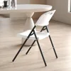 650 Weight Limit Heavy Duty Plastic Folding Chair with Reinfoced Steel Frame (White, 4 Pack), Beach Chairs 2
