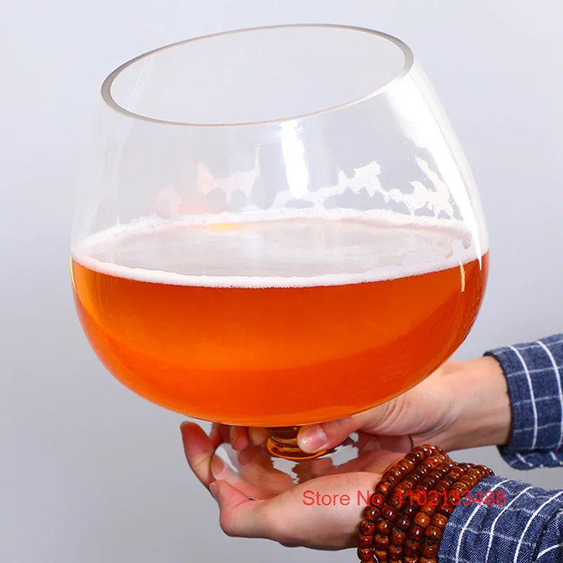 Glass Cup Oversized Beer Glass Mug Tricky Spoof Oktoberfest Drink Cup Large Capacity Fish Tank Beer Mug High Capacity Giant Glass