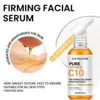 Vitamine C Essence pour le visage acide hyaluronique peau foncée éclaircir sérum estompe les ridules hydratant réparation sérum terne visage soins de la peau 2