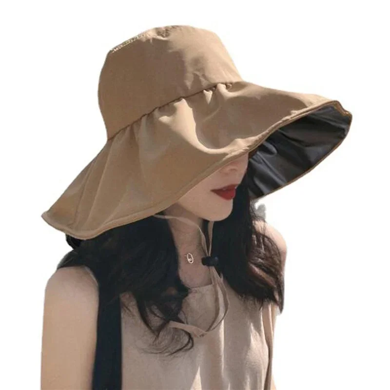 Women Spring Autumn Summer Sun Protection Hat Korean Big Brim Fisherman Hat sun hat,women hat