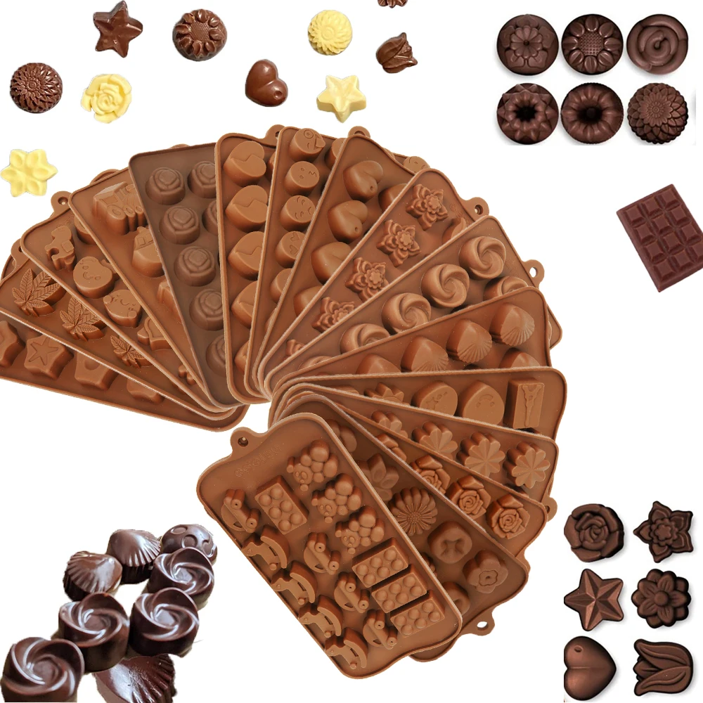 Best Selling Chocolate Silicon Mold Food Grade Diy Silicone Flower Mold