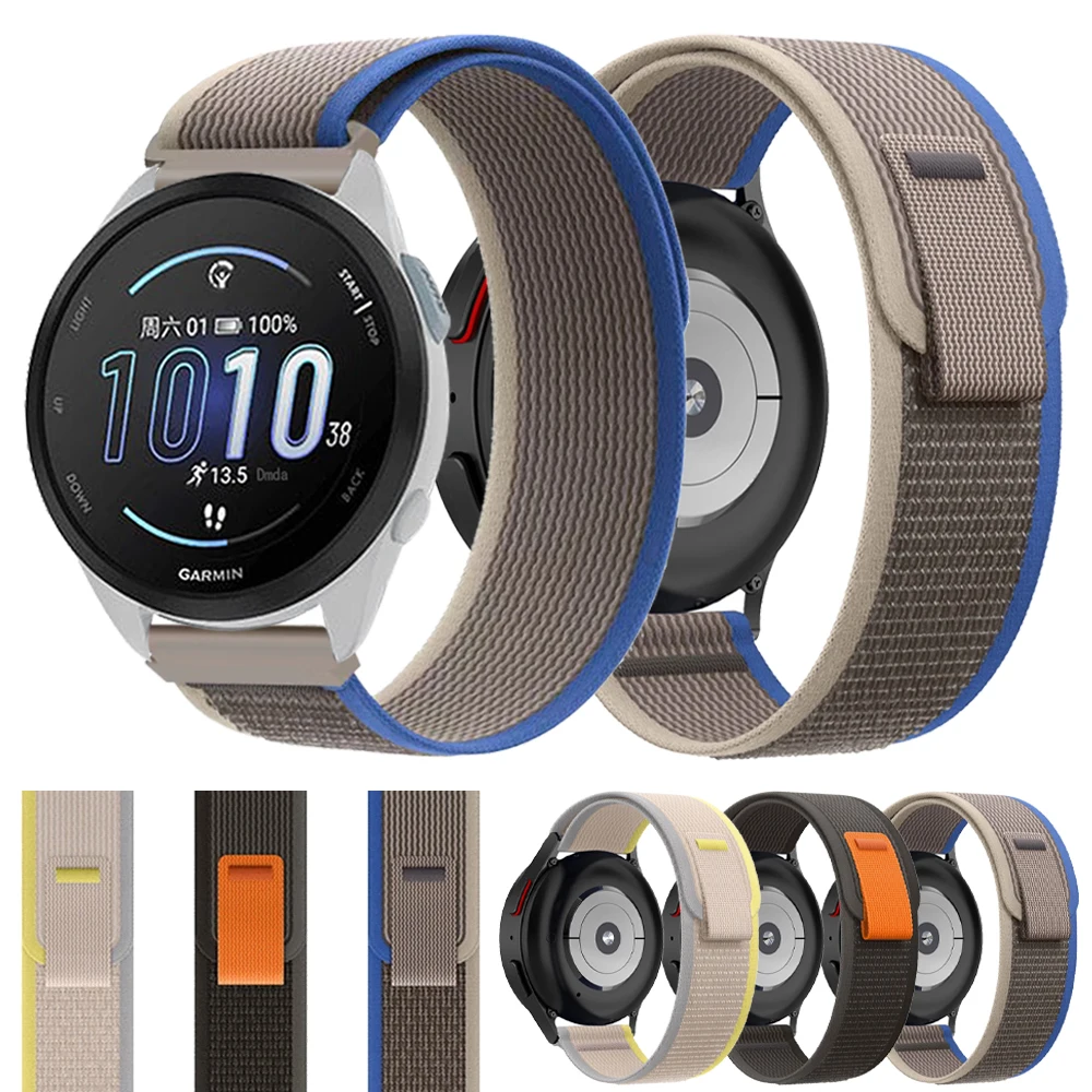 Durable Nylon Trail Loop Sports Strap - Adjustable Band in 20mm & 22mm Sizes