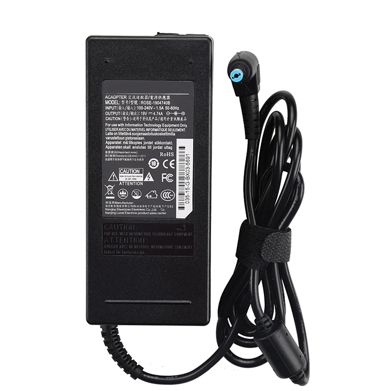 Câble D'alimentation DC De Rechange Pour Acer Aspire - Lot De 2 - Longueur 17.5 Cm - Compatible Modèles 5750, 5755, V3-531, Etc.
