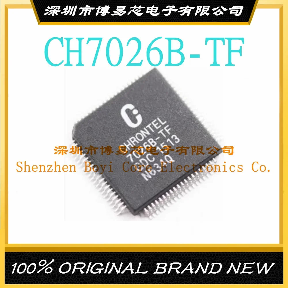 CH7026B-TF LQFP80 video converter brand new imported tlv5630idwr tlv5630i tlv56301 100% brand new imported original soic 20 analog to digital converter ic free shipping electronics