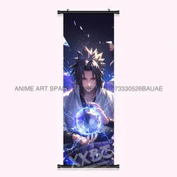 Japanese Anime Uchiha Sasuke Canvas Wall Art - Naruto Poster Hanging Decoration - 30x90cm(12x36inch) (Hyrz38 - 14)