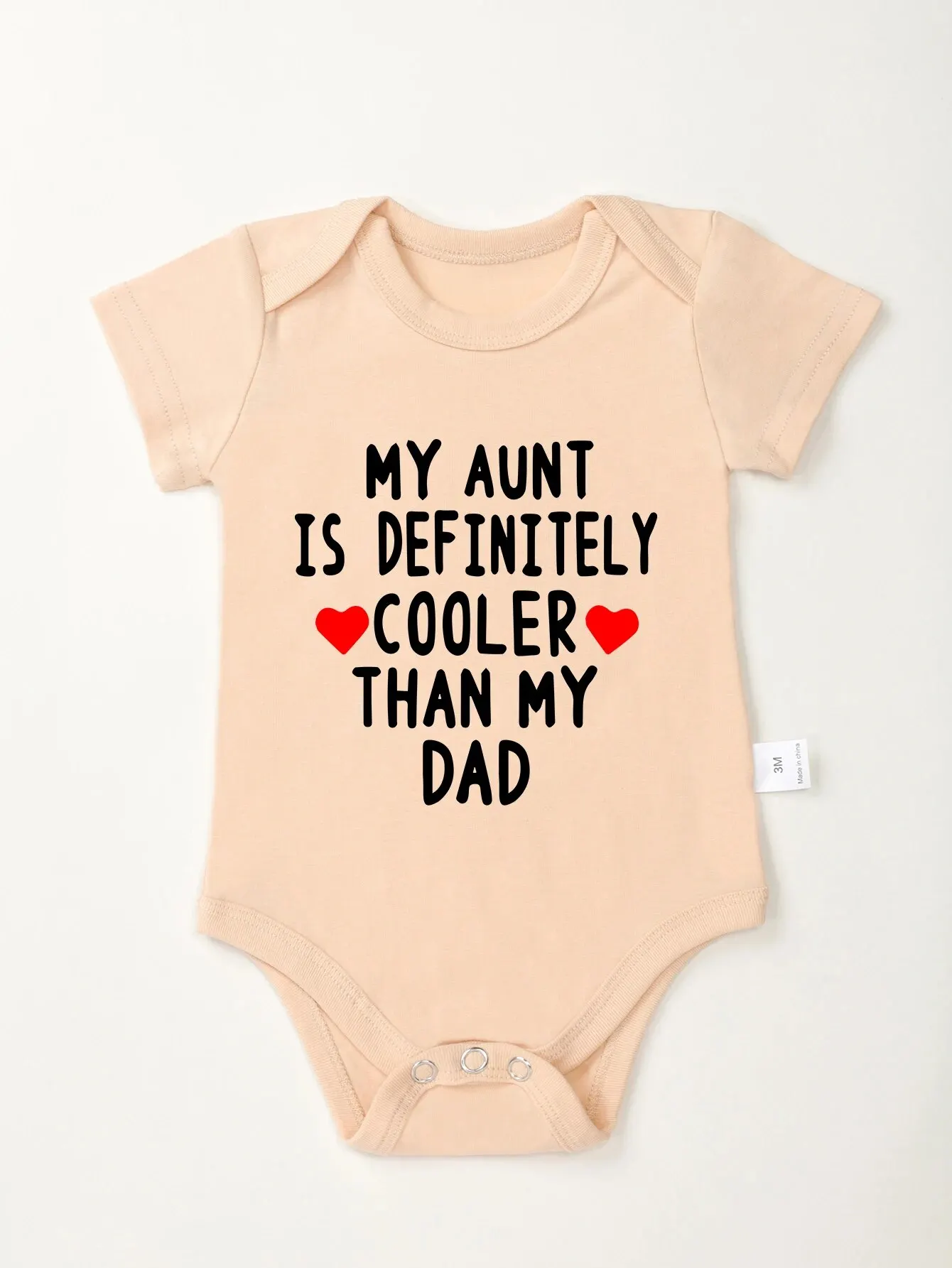Baby jumpsuit Pure Cotton Cute Baby Girl Clothes Onesies Khaki Short Sleeve Cozy Home Newborn Boy Bodysuit Soft Skin-friendly Infant Pajamas