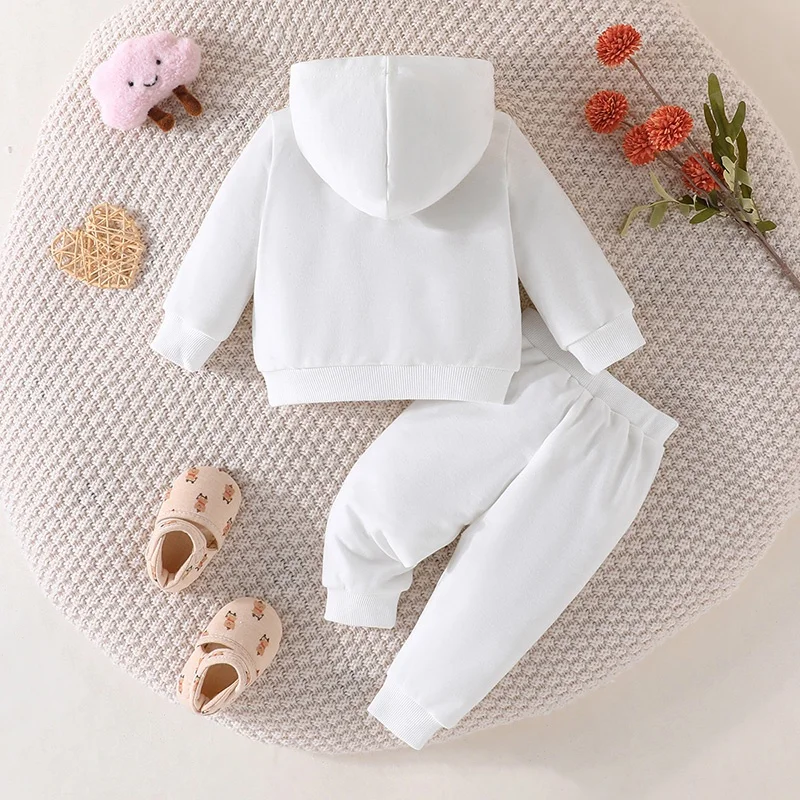 Girls Boy 3 -24 Months Cute Letter Long Sleeve Hoodie Tee Long Pants Outfit Toddler Infant Clothing Set Fashion Kids Wear Baby & Maternity