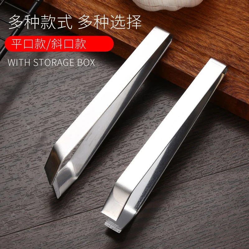 430 stainless steel pig Feather Clip plucking pig feather duck feather clip plucker household fishbone clip plucking tweezers