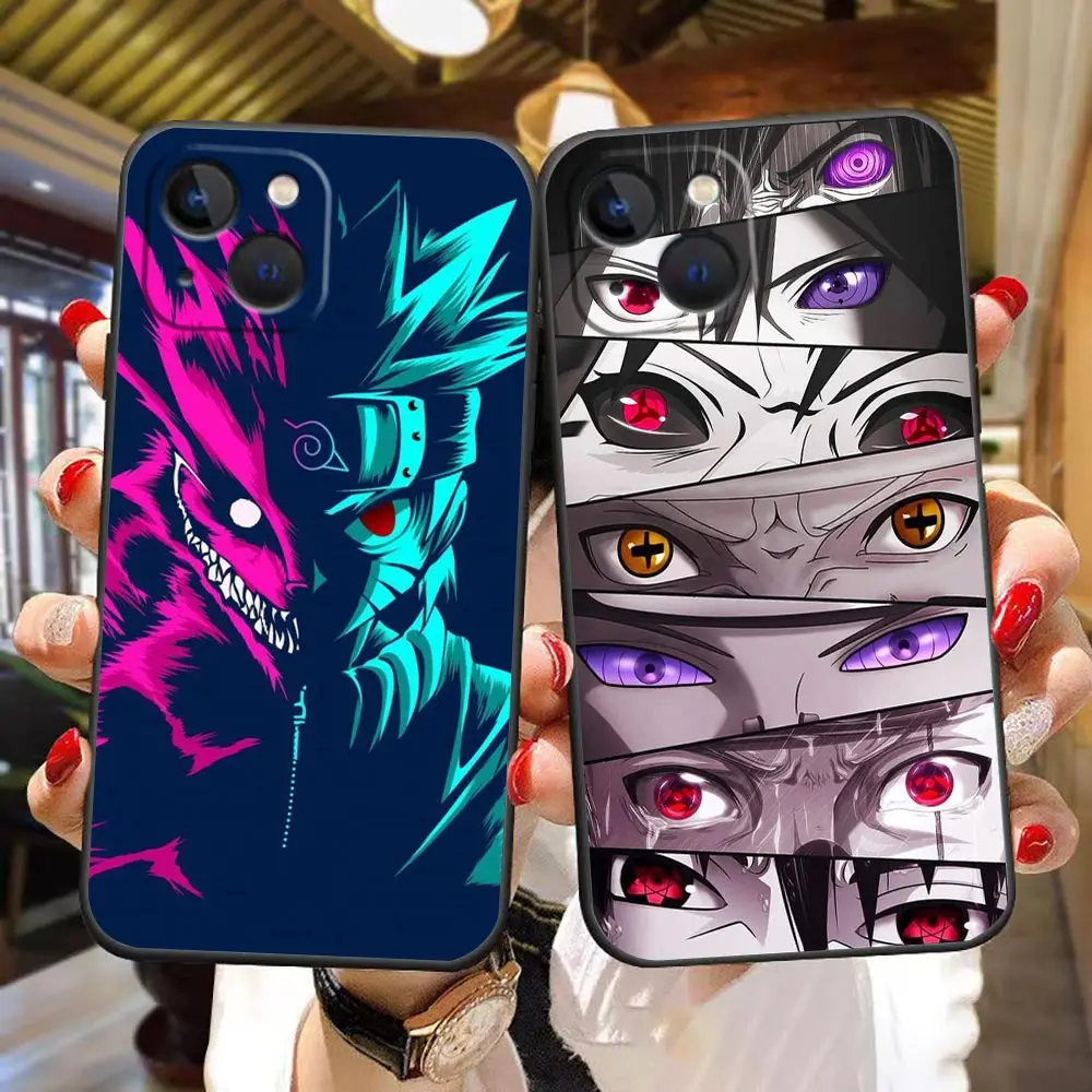 Anime N-Naruto K-Kakashi Phone Funda Coque Case For iphone 15 14 13 12 11  Pro XS Max Mini X SE 8 7 Plus Case Capa Shell Cover