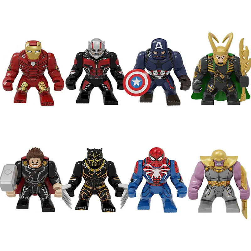 Disney movie PG8258 building blocks Super hero Bricks assembly model anime mini action figures brain game toys kids gifts |