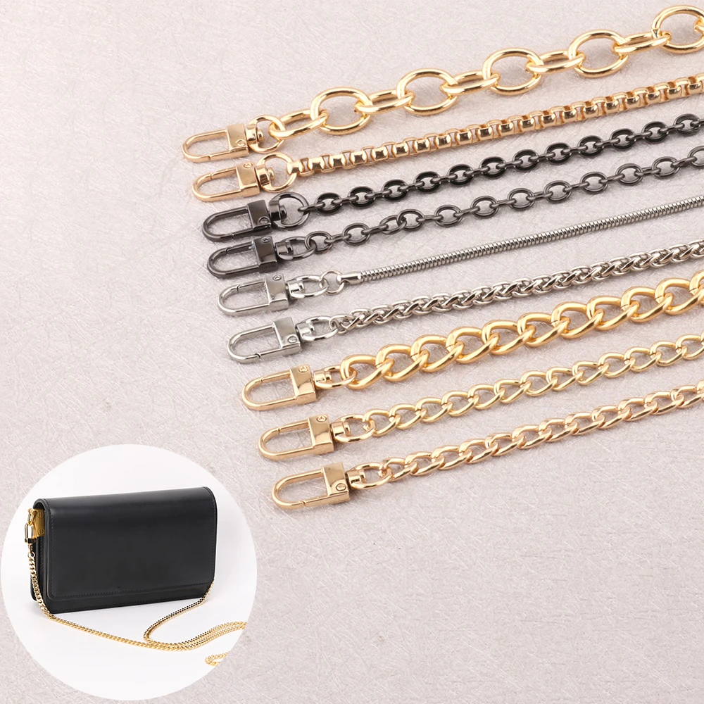 Multicolor Bag Chain Accessories Gold Women's Shoulder Bag Chain Metal