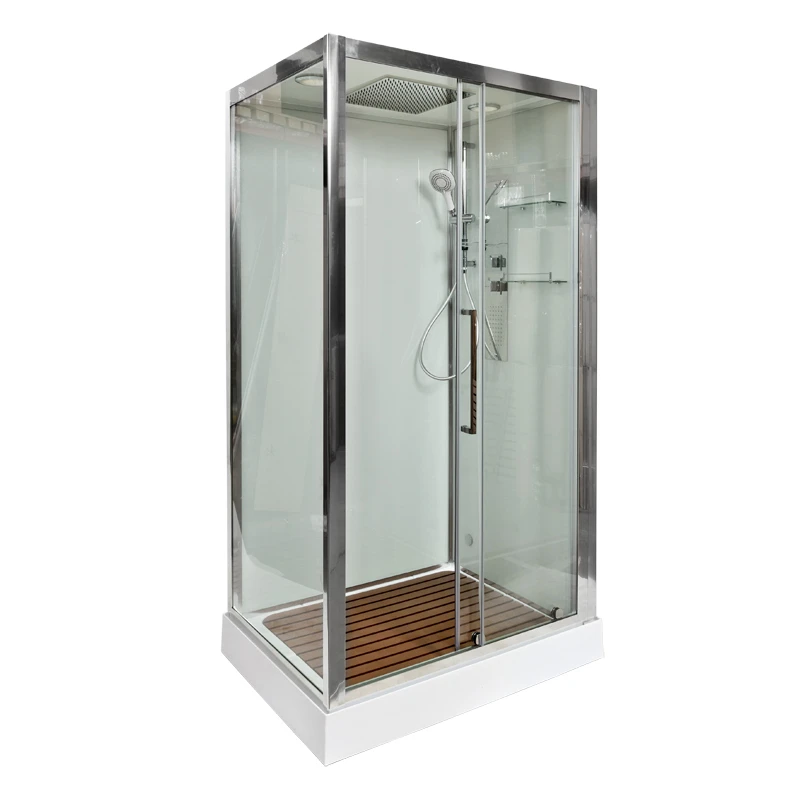 Cabina de ducha deto z120 kerava con vapor, rodillos de 120x90 cm para palé  90x90, accesorios para sauna, panel de cabinas de esquina, columna de  baño|Cuartos de baño| - AliExpress