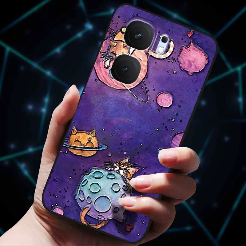 3D Flower Embossed Soft Silicone Phone Case - Stylish Back Cover Shell Bag
