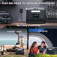 SOLARPLAY – centrale électrique Portable de Camping, générateur solaire 2400W 2160WH AC-Steckdosen, 12 Ports de sortie entièrement chargés en 1.5 heures 5