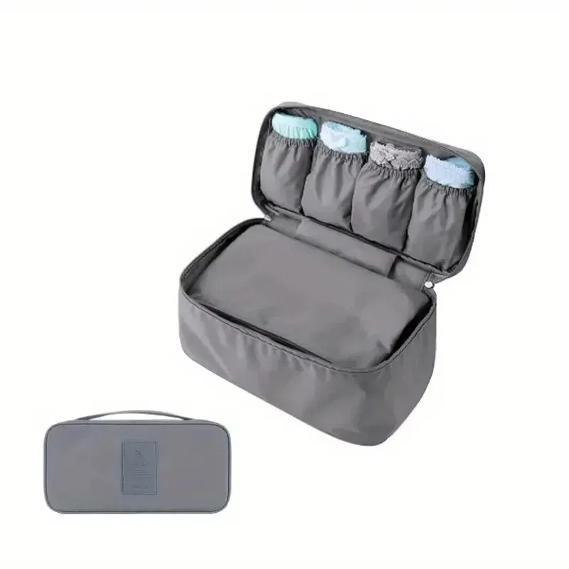 thumbnail image 1 of Bolsa de almacenamiento de ropa interior portátil y sencilla, organizador ligero a prueba de polvo, contenedor de viaje multifuncional, 1 of 5