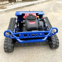 Customized CE EPA Approved All Terrain Robot Lawn Mower 22HP Industrial Grade 4-stroke 24V Remote Control Agriculture Rubber Tra