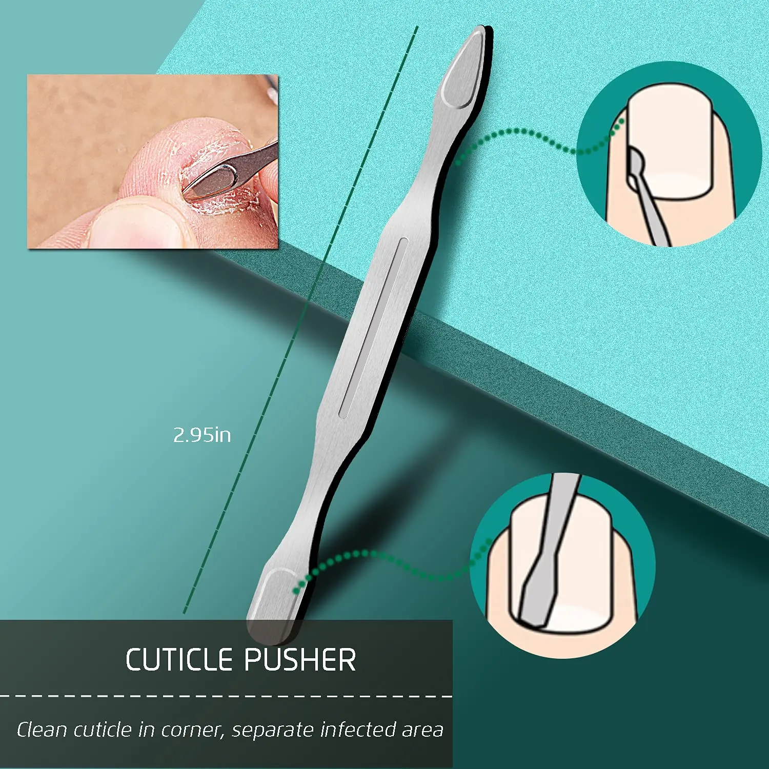 Professional Stainless Steel Nail Clippers Manicure Set