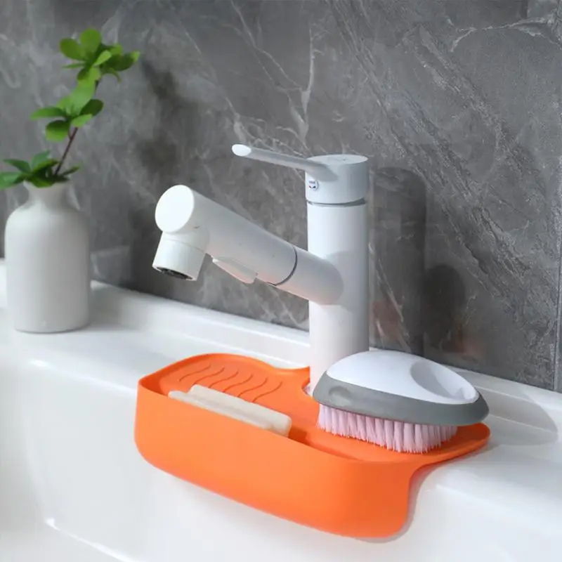 

Sink Splash Guard Non-slip Kitchen Sink Storage Rack protective sink mat Kitchen Faucet Splash Pad Faucet Drain Pad Splash Guard