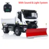1/14 RC Hydraulic Dumper Truck 4x4 with Snow Blade Light Sound Set ST8 Remote Control Metal Tipper Cars Model RC Toy TH23845 1