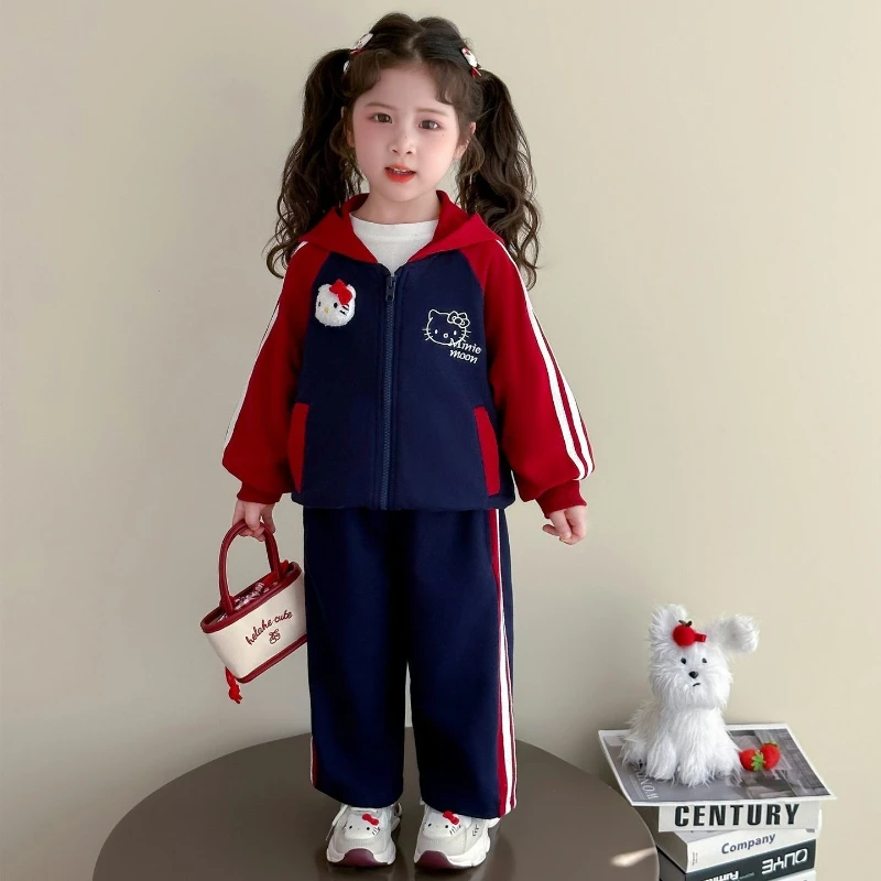 طفلة الملابس مجموعة الخريف طفل بلوزات مقنعين بلوزات وسراويل 2 قطعة الأطفال رياضية الزي موضة زي بيسبول